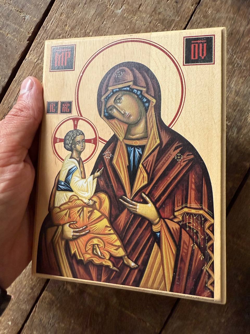 Theotokos Hodegetria 12x15cm Ready to ship!