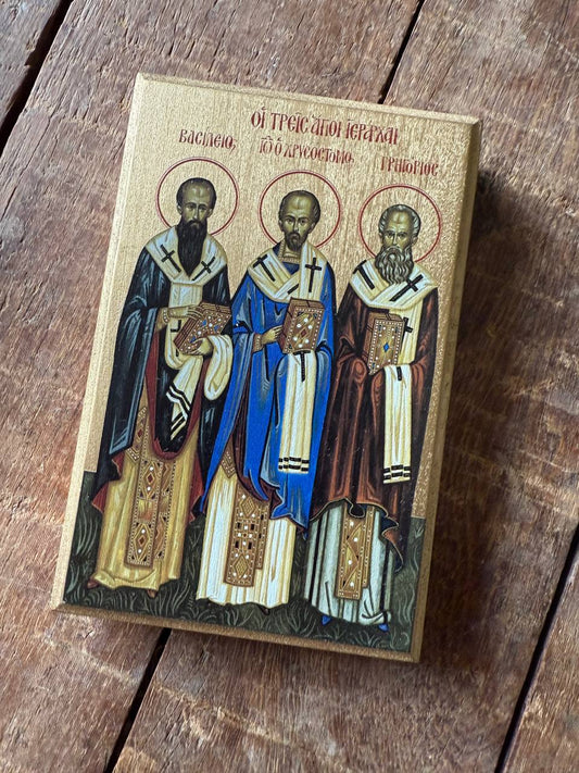 Three Holy Hierarchs 10x15cm Ready to ship!