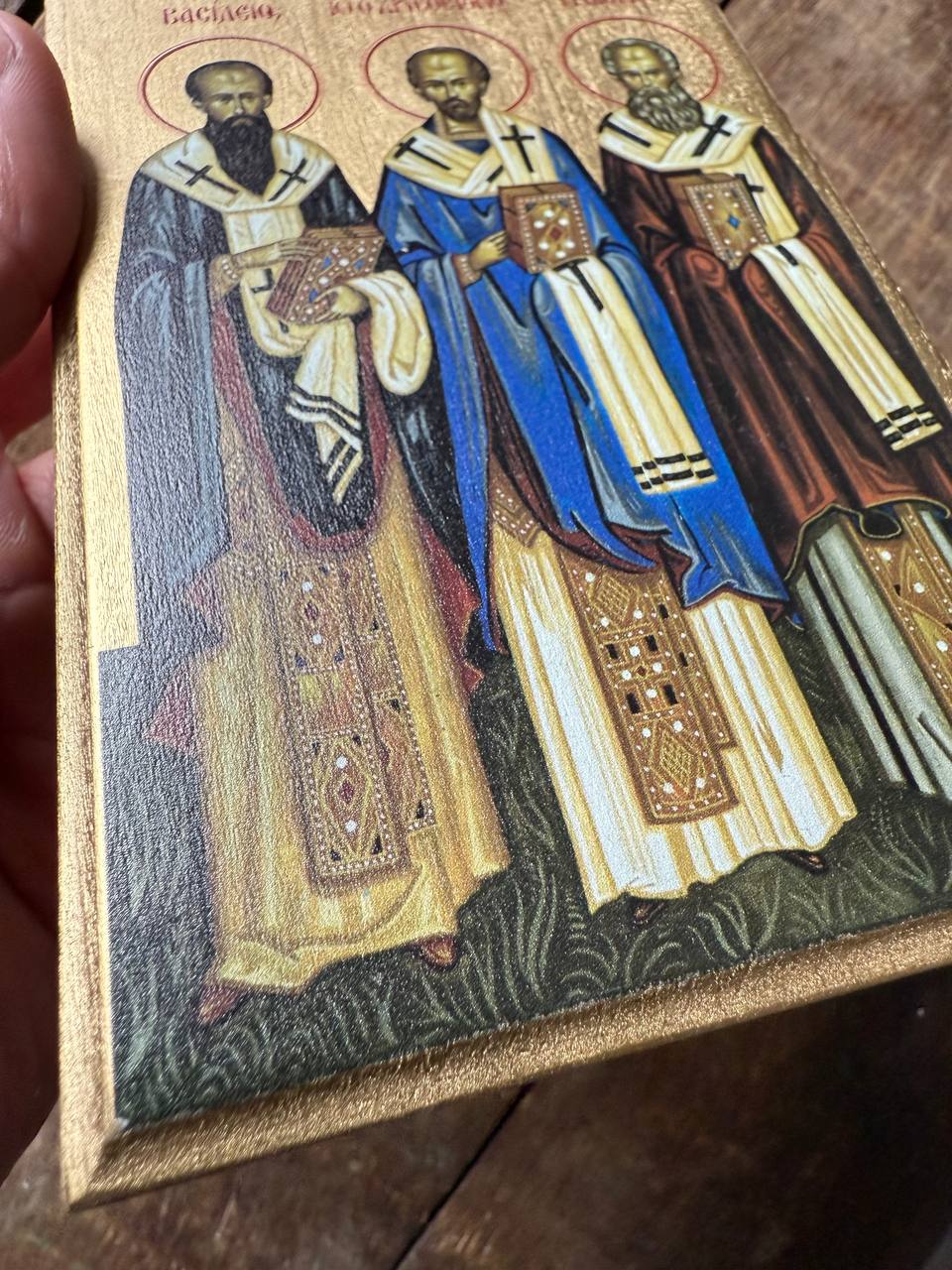 Three Holy Hierarchs 10x15cm Ready to ship!