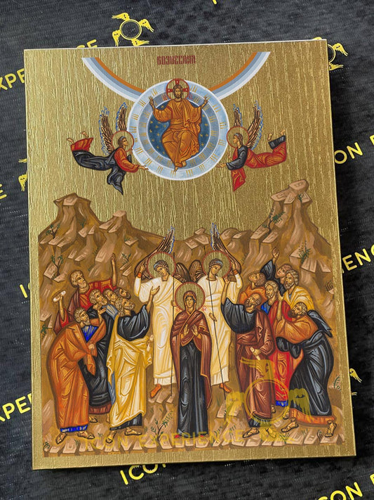 The Ascension of Jesus Christ to Heaven Byzantine Iconography Christian Art Gift
