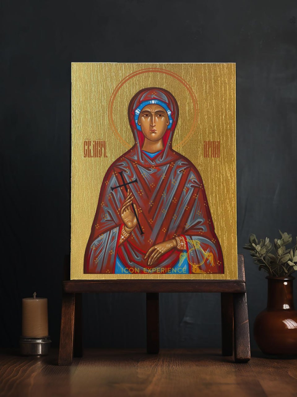 Saint Ariadne Martyr of Phrygia Byzantine Iconography Christian Art Gift