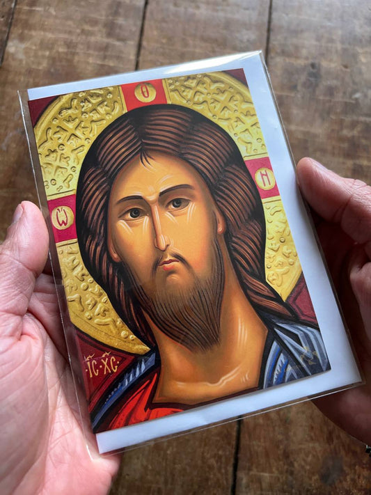 The Holy Face of Jesus Christ, Christian Greeting Cards with Envelope No SIgnature