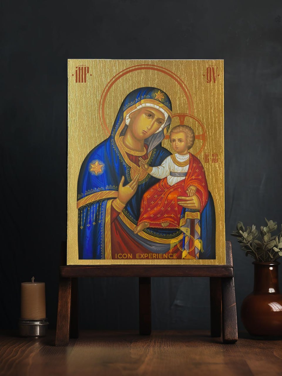 Holy Mother of Bethlehem Byzantine Iconography Christian Art Gift