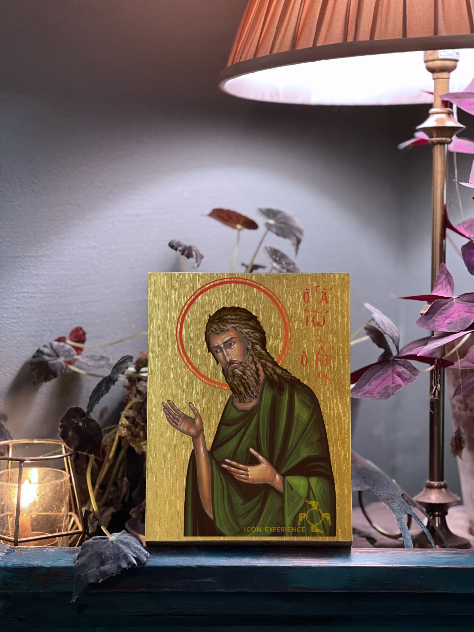 Saint John the Baptist Byzantine Iconography Christian Art Gift
