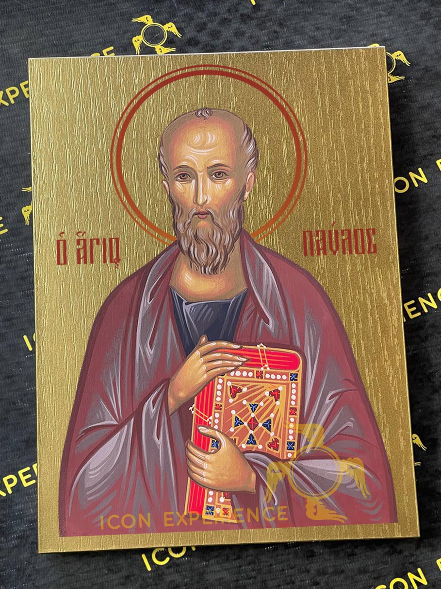 Saint Paul the Apostle Byzantine Iconography Christian Art Gift