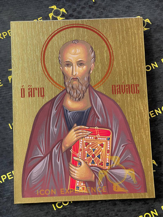 San Nicolás, Icono impreso sobre madera