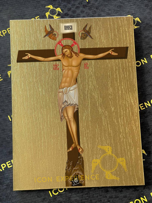 Crucifixion of Jesus Christ Byzantine Iconography Christian Art Gift