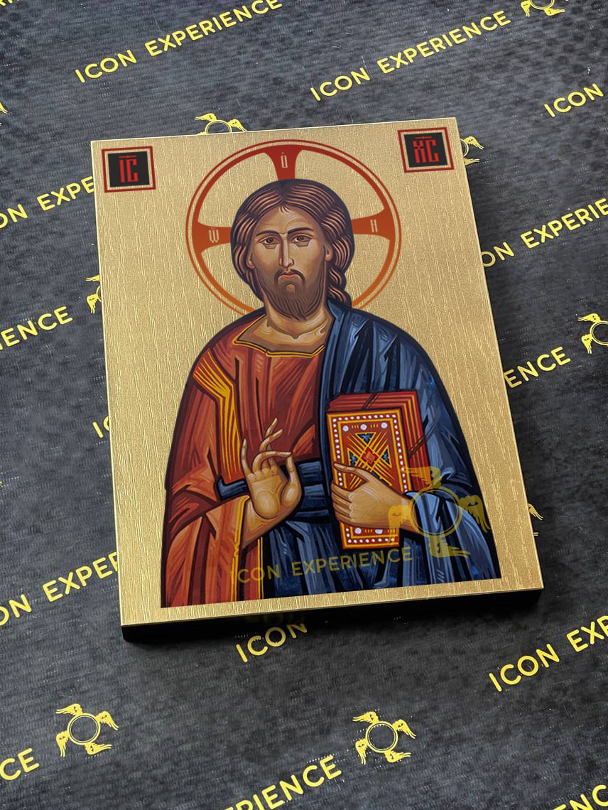 Jesus Christ Pantocrator Byzantine Iconography Christian Art Gift