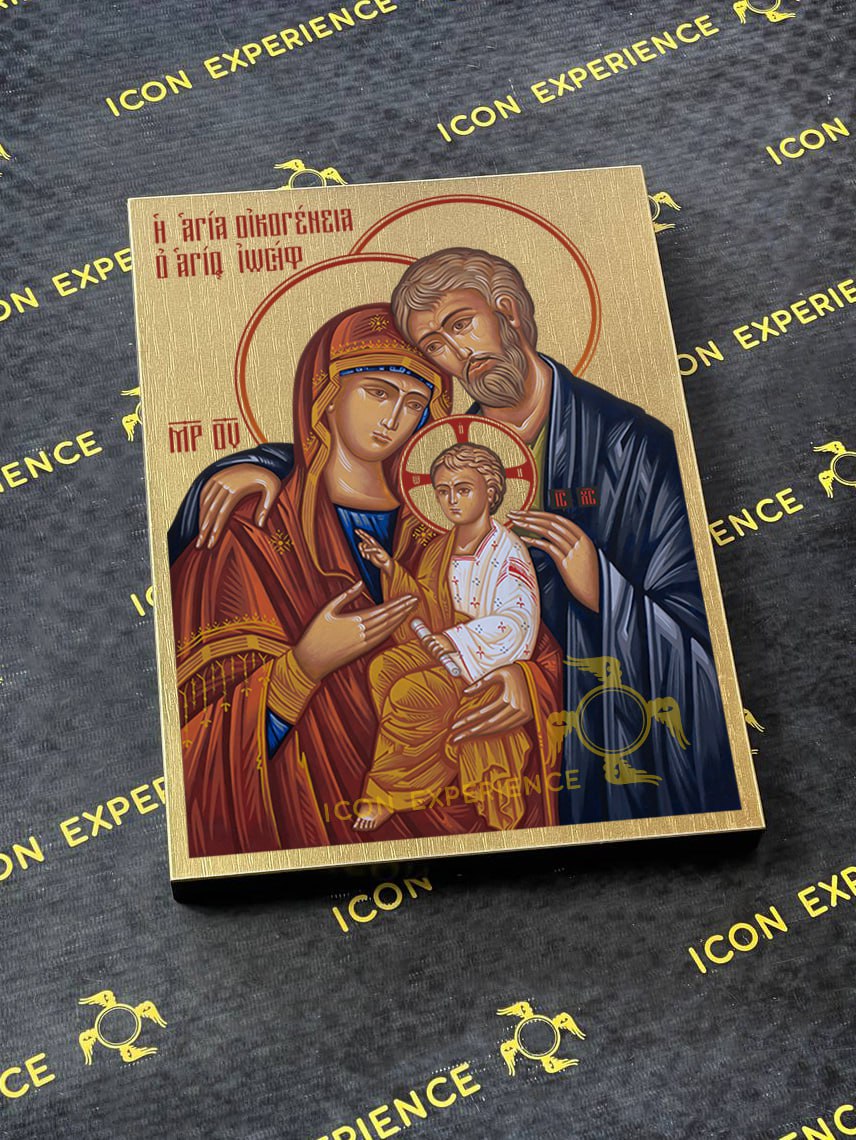 The Holy Family Byzantine Iconography Christian Art Gift
