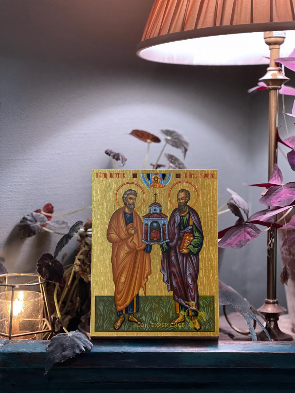 Saint Peter and Paul Apostles Byzantine Iconography Christian Art Gift