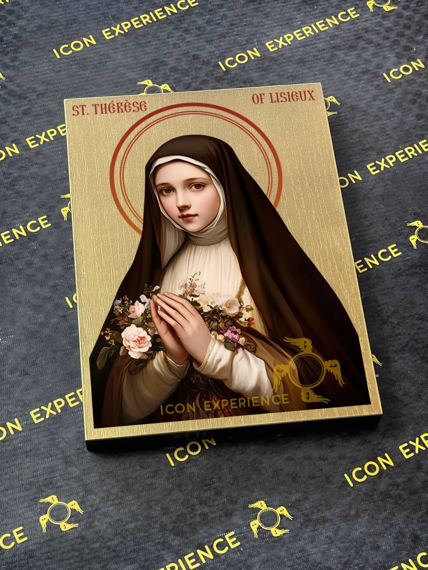 Saint Therese of Liseux Byzantine Iconography Christian Art Gift