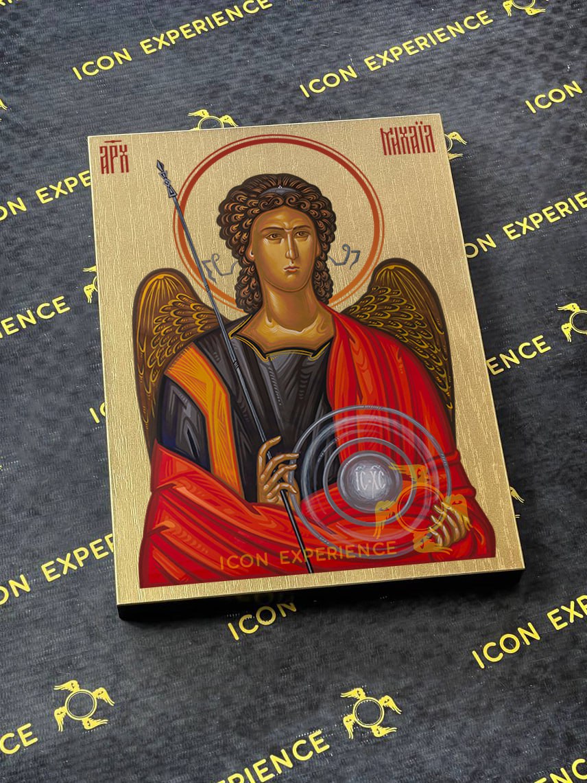 Saint Archangel Michael Byzantine Iconography Christian Art Gift