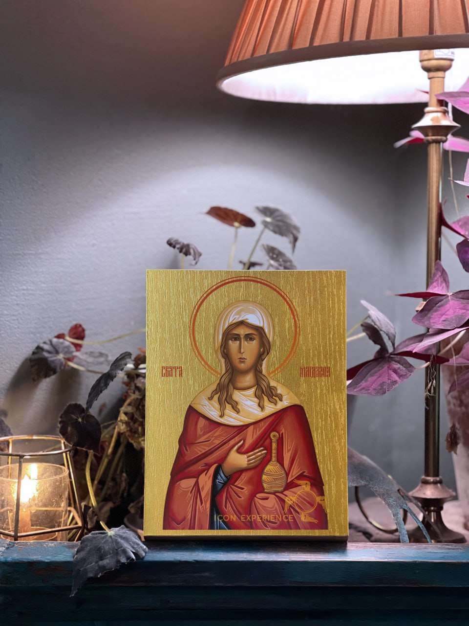 San Focas, icono impreso sobre madera