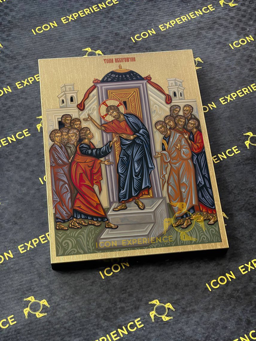 The Assurance of Thomas Doubting Byzantine Iconography Christian Art Gift
