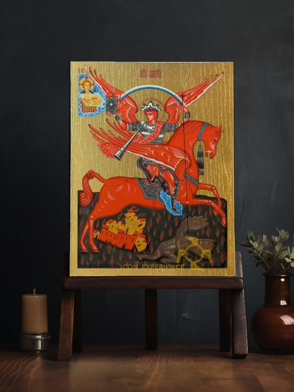 Saint Archangel Michael Byzantine Iconography Christian Art Gift