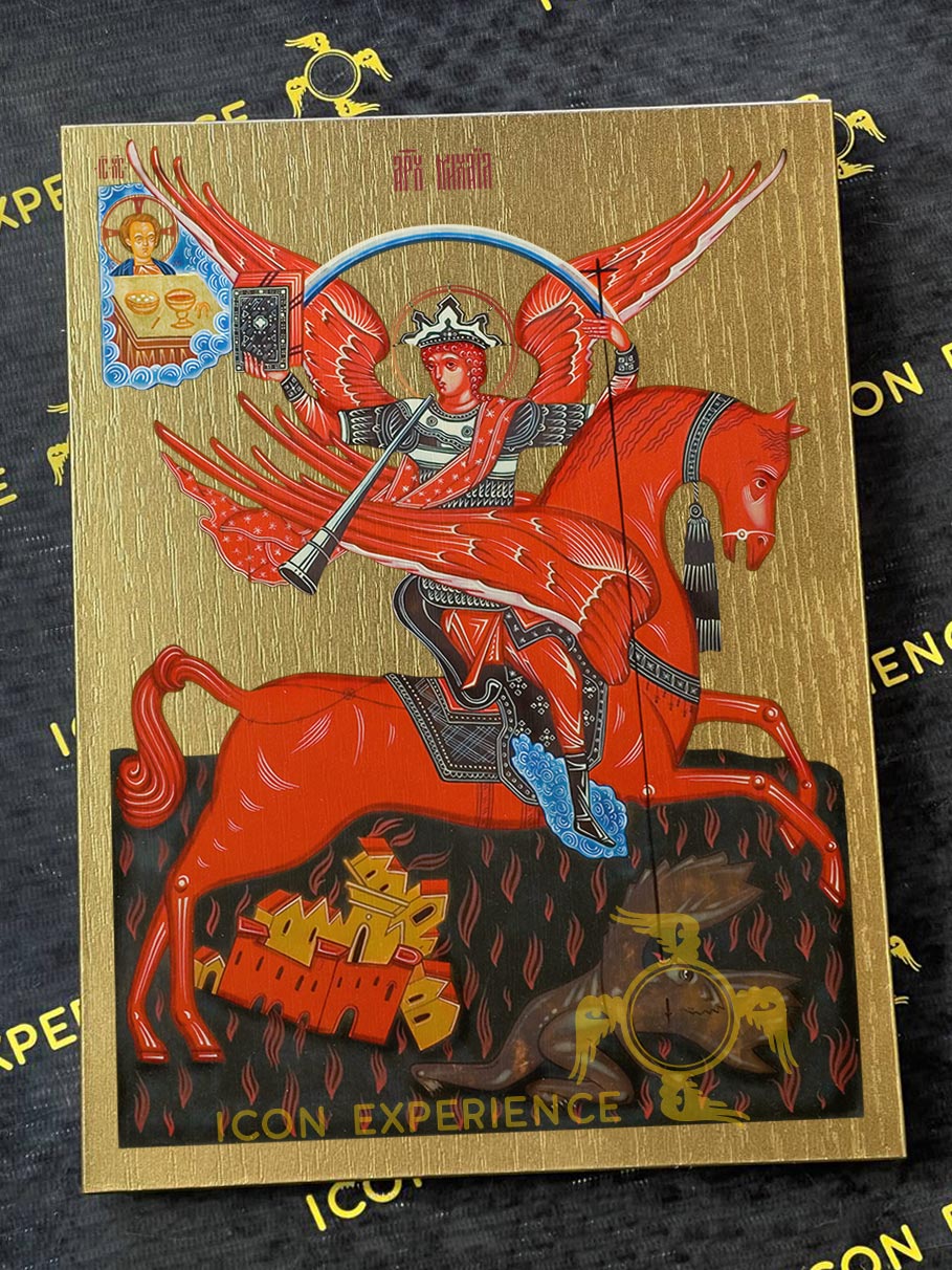 Saint Archangel Michael Byzantine Iconography Christian Art Gift