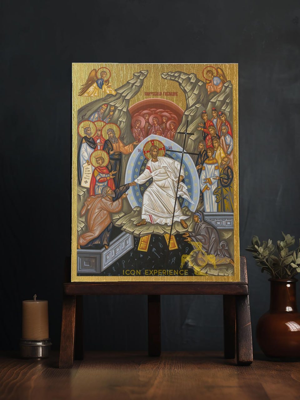 The Resurrection Descent into Hell Byzantine Iconography Christian Art Gift