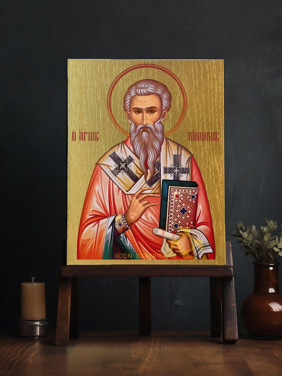 Saint James the Greater Apostle Byzantine Iconography Christian Art Gift