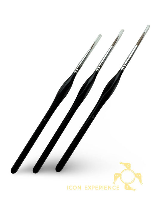 Synthetic Painting Brushes – Set of 3 Essential Sizes