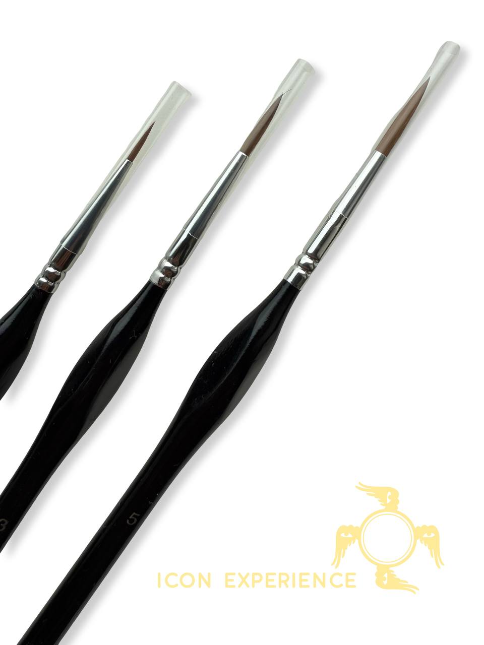 Synthetic Painting Brushes – Set of 3 Essential Sizes