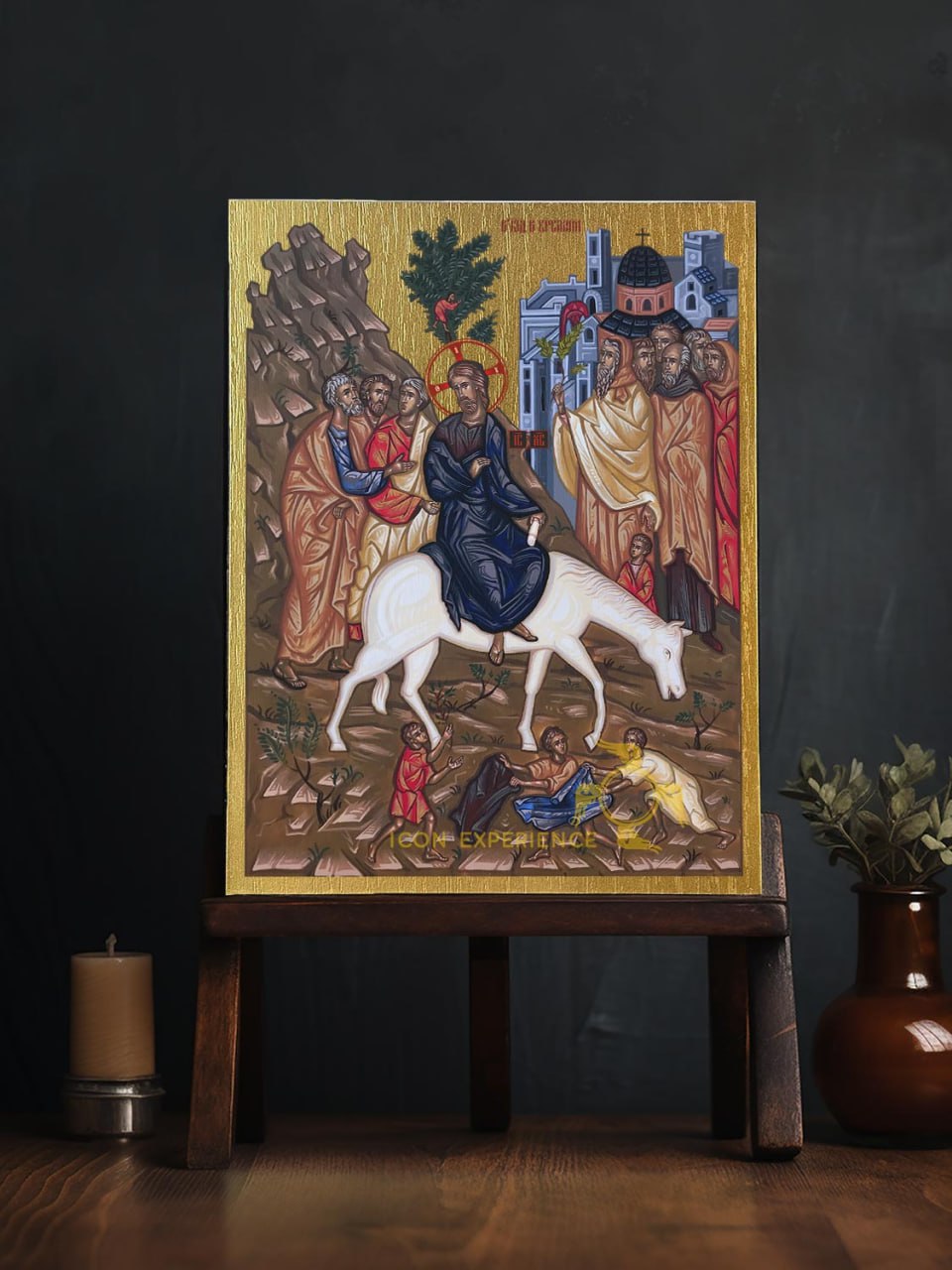 Palm Sunday The Triumphal Entry of Jesus into Jerusalem Byzantine Iconography Christian Art Gift