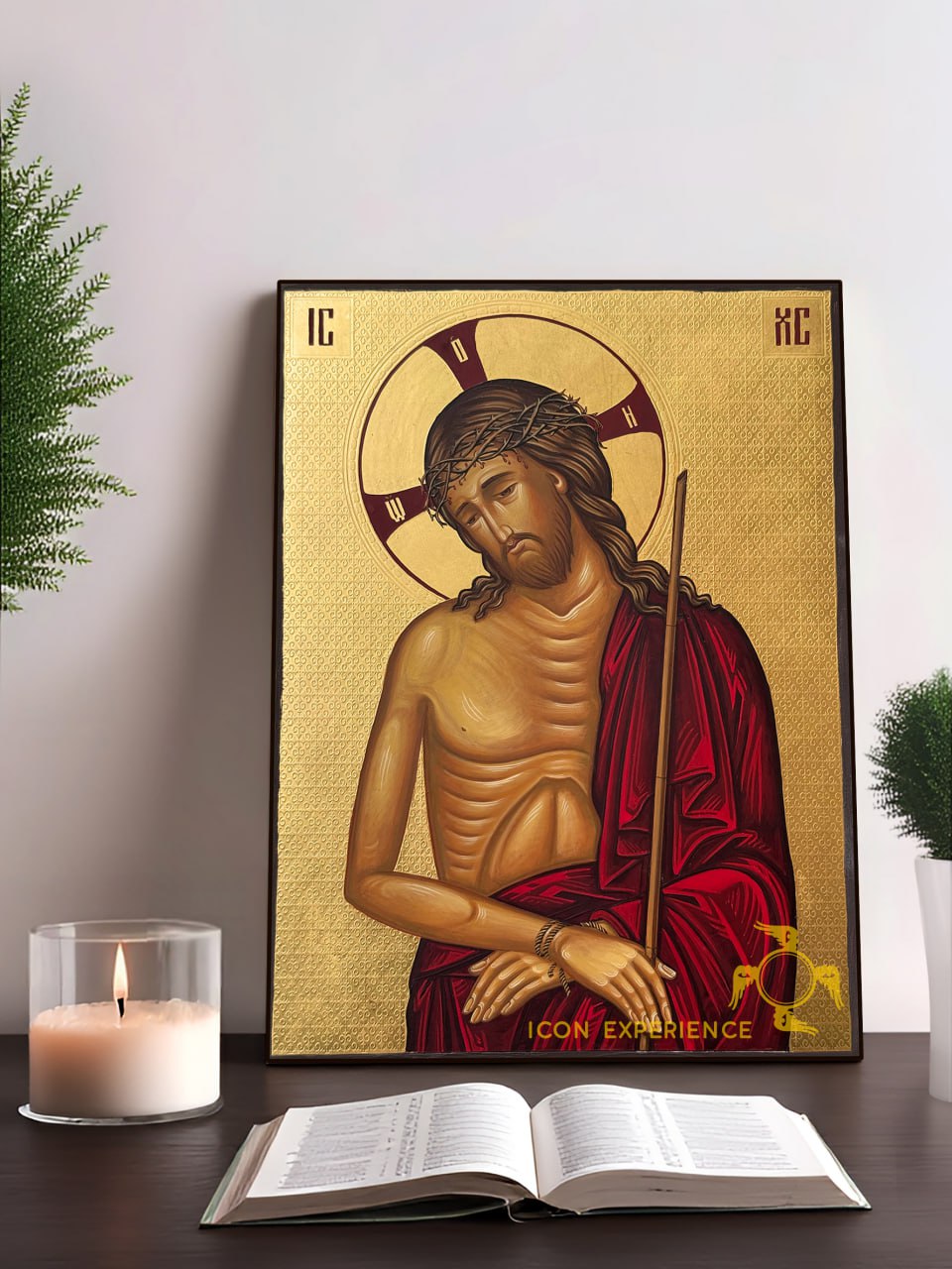 Hand-Painted Icon of Jesus Christ the Bridegroom 22x30cm (9x12")