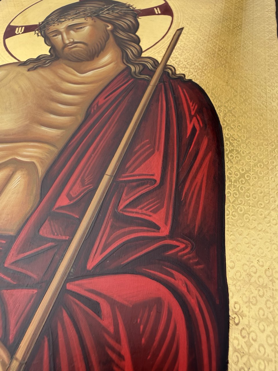 Hand-Painted Icon of Jesus Christ the Bridegroom 22x30cm (9x12")