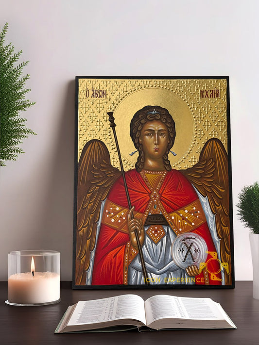 Hand-Painted Icon of Saint Archangel Michael