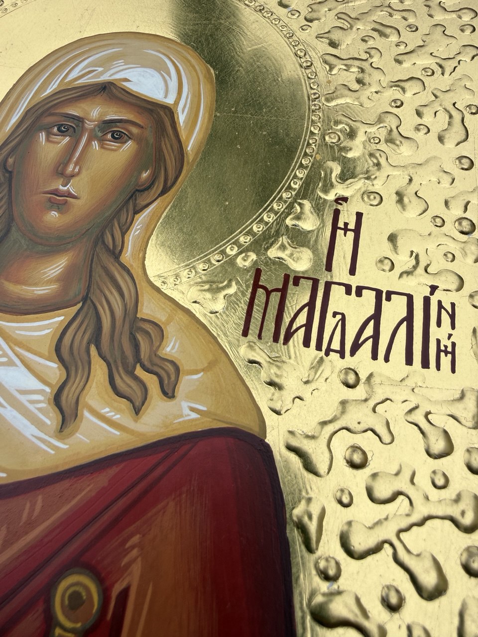 Hand-Painted Icon of Saint Mary Magdalene 22x30cm (9x12")