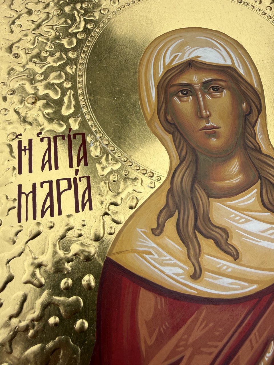 Hand-Painted Icon of Saint Mary Magdalene 22x30cm (9x12")