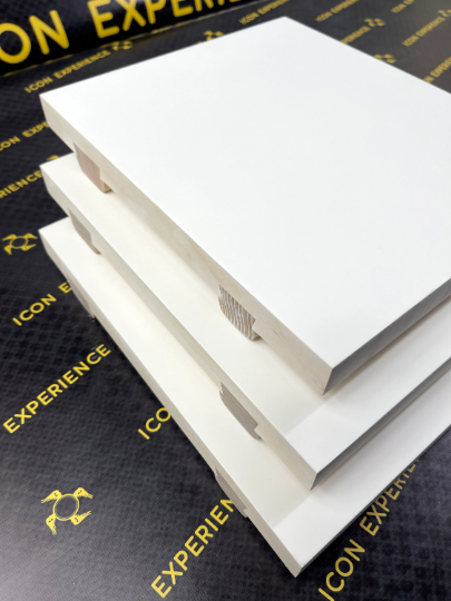 Flat gessoed icon boards with oak bracers 25x30cm (10x12")