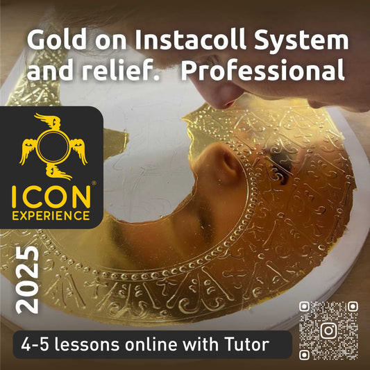 Gold on instacoll system and relief. Professional.