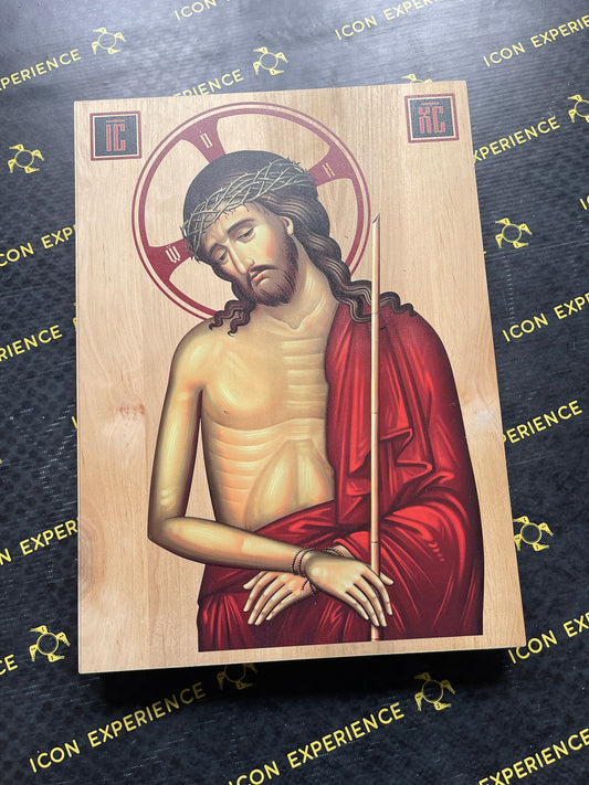 Jesus Christ the Bridegroom, Printed icon on wood