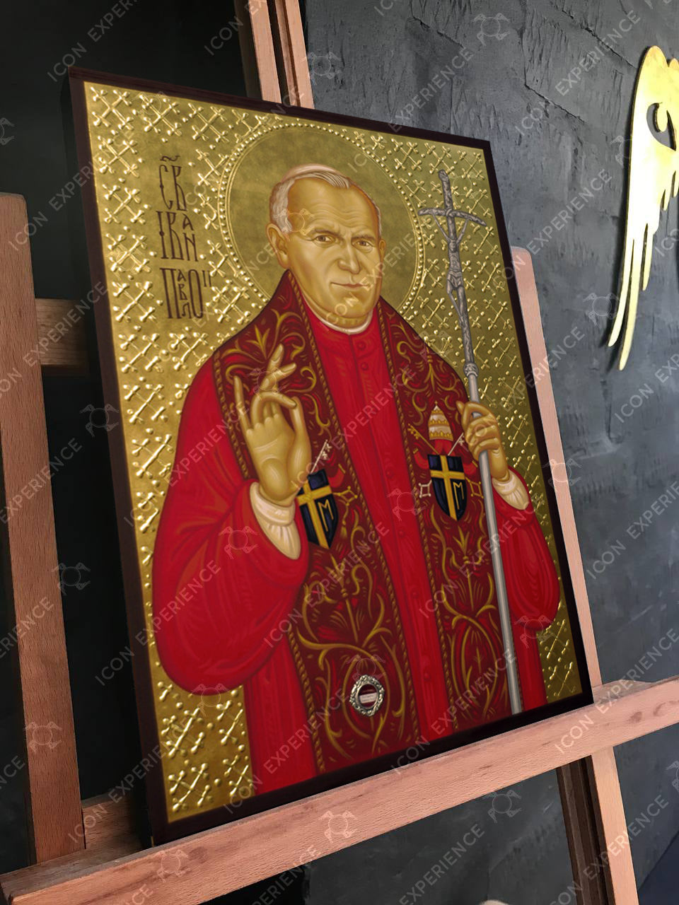 Saint Pope John Paul II, Handpainted icon