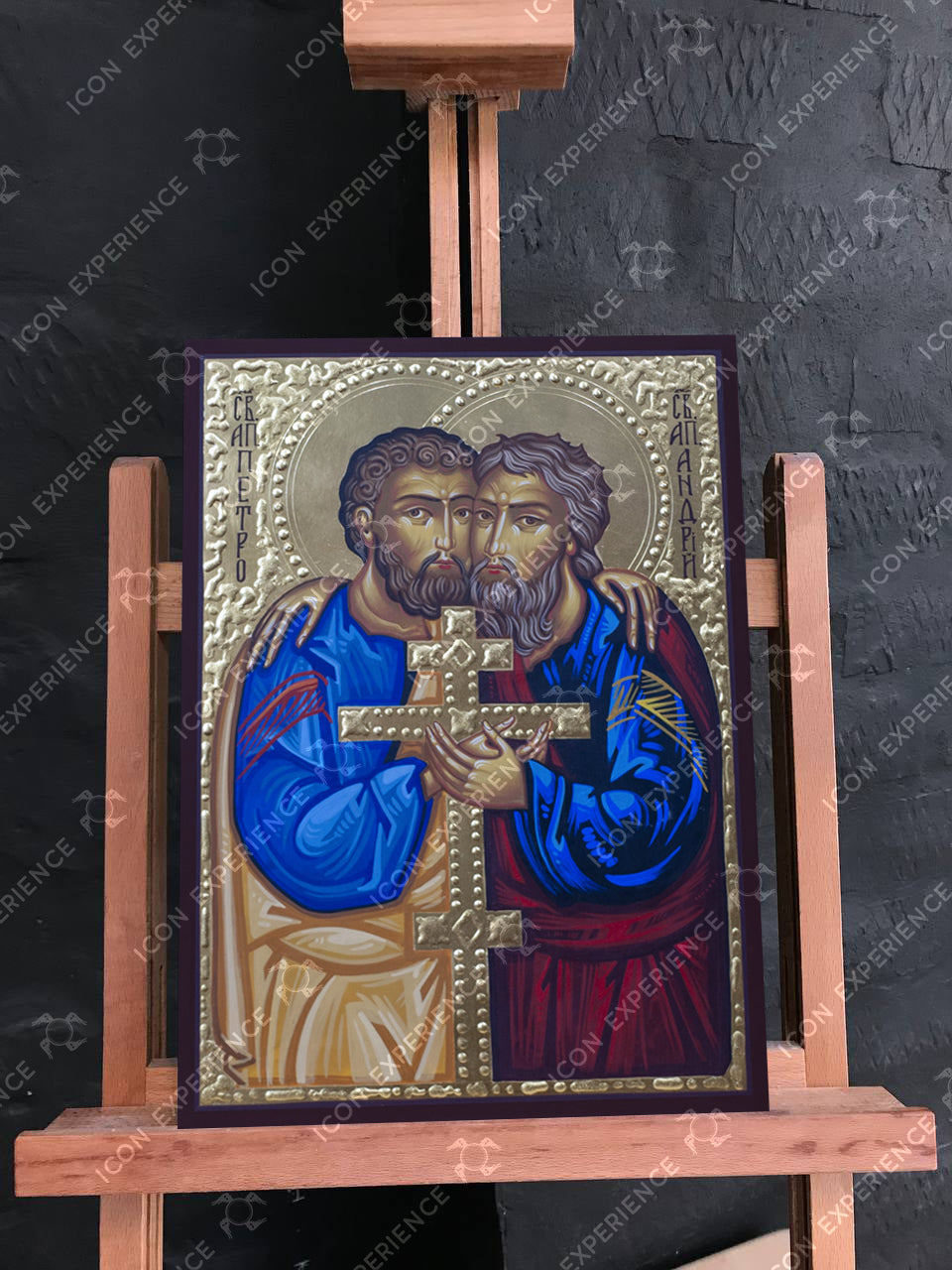 Saint Peter and Saint Andrew Apostles, Handpainted icon