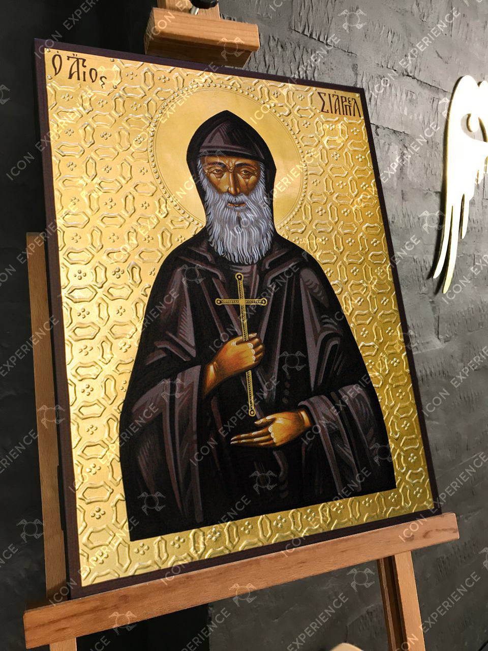 Saint Charbel Makhlouf, Handpainted icon