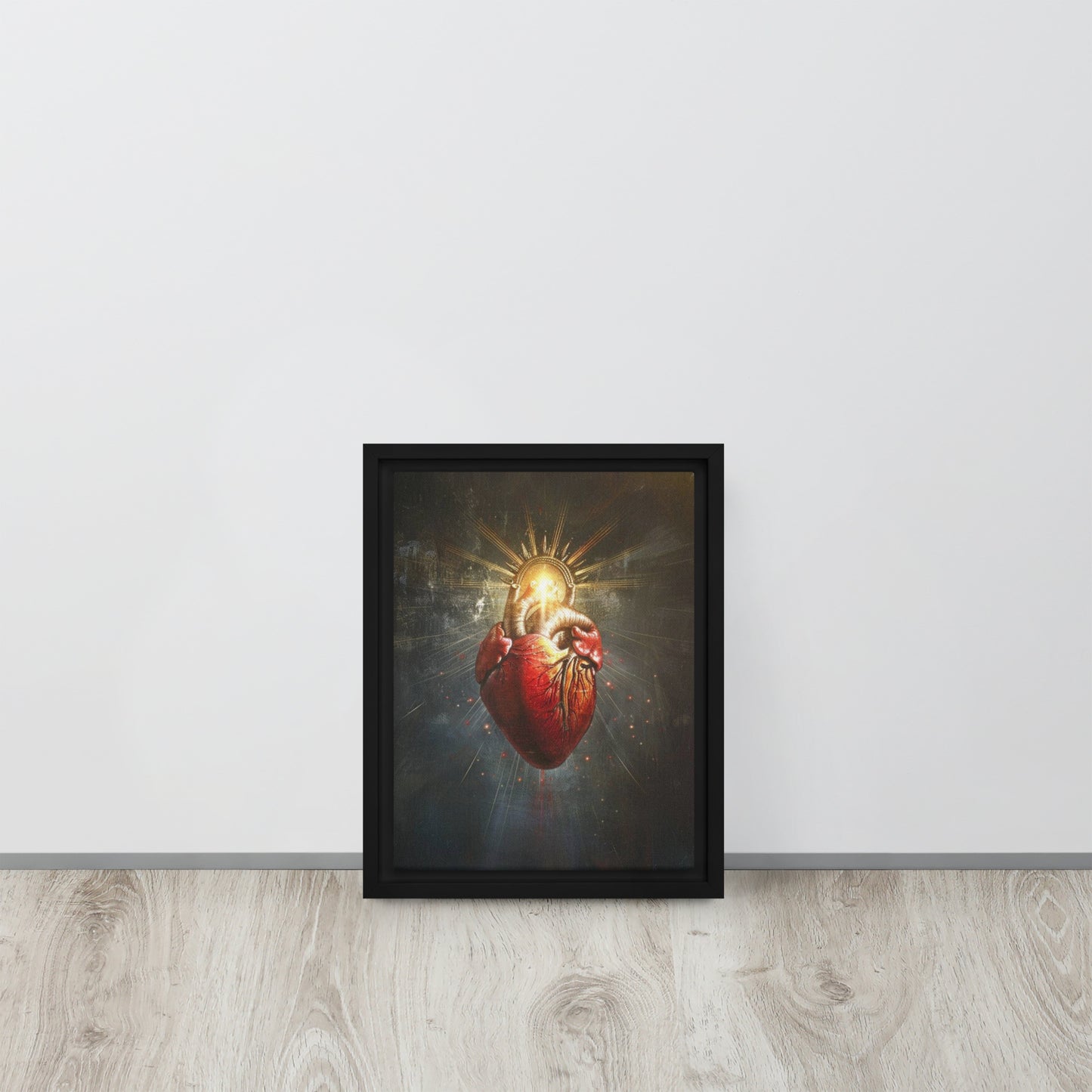 Corazón de Jesús / Lienzo enmarcado
