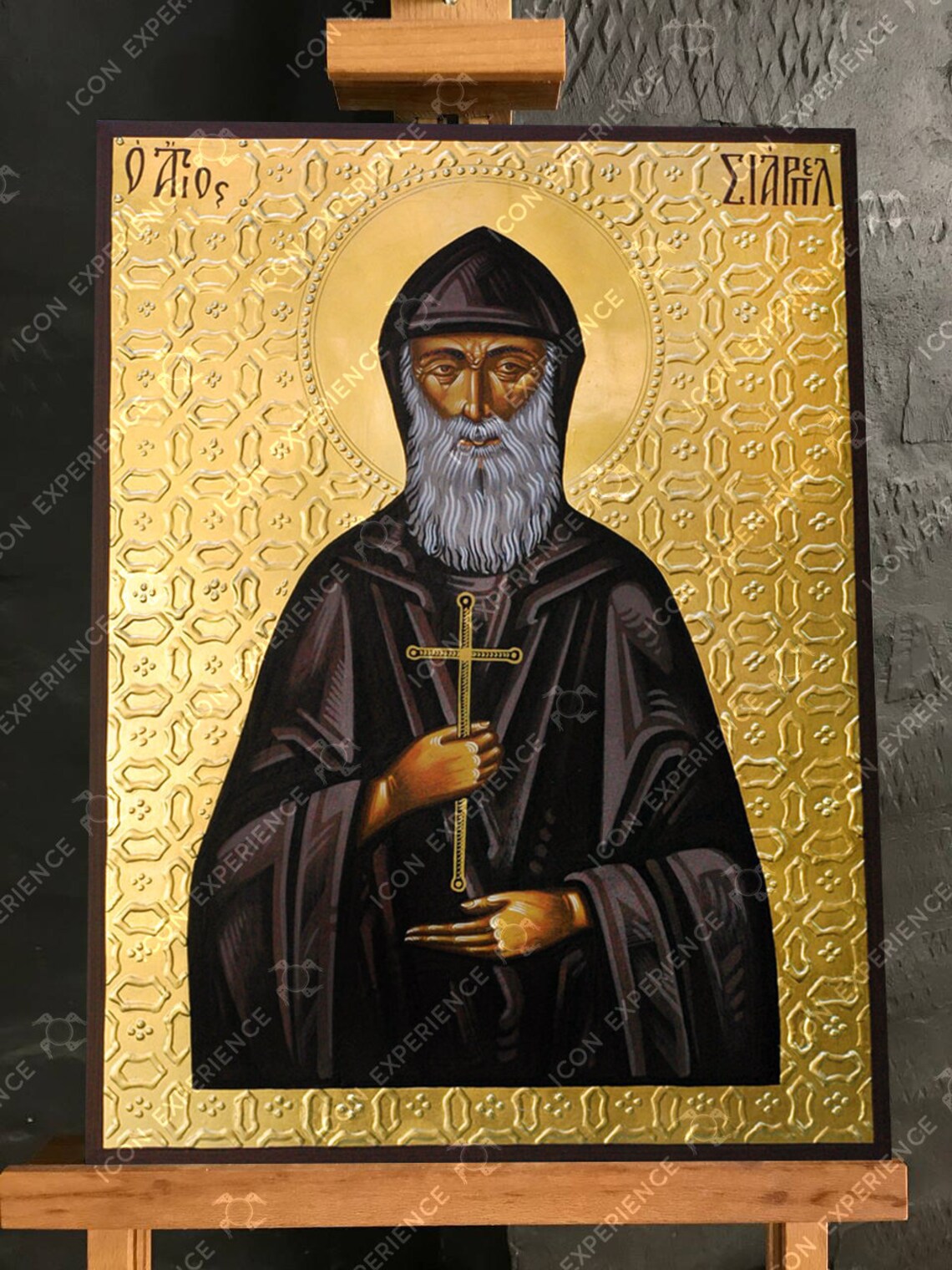 Saint Charbel Makhlouf, Handpainted icon