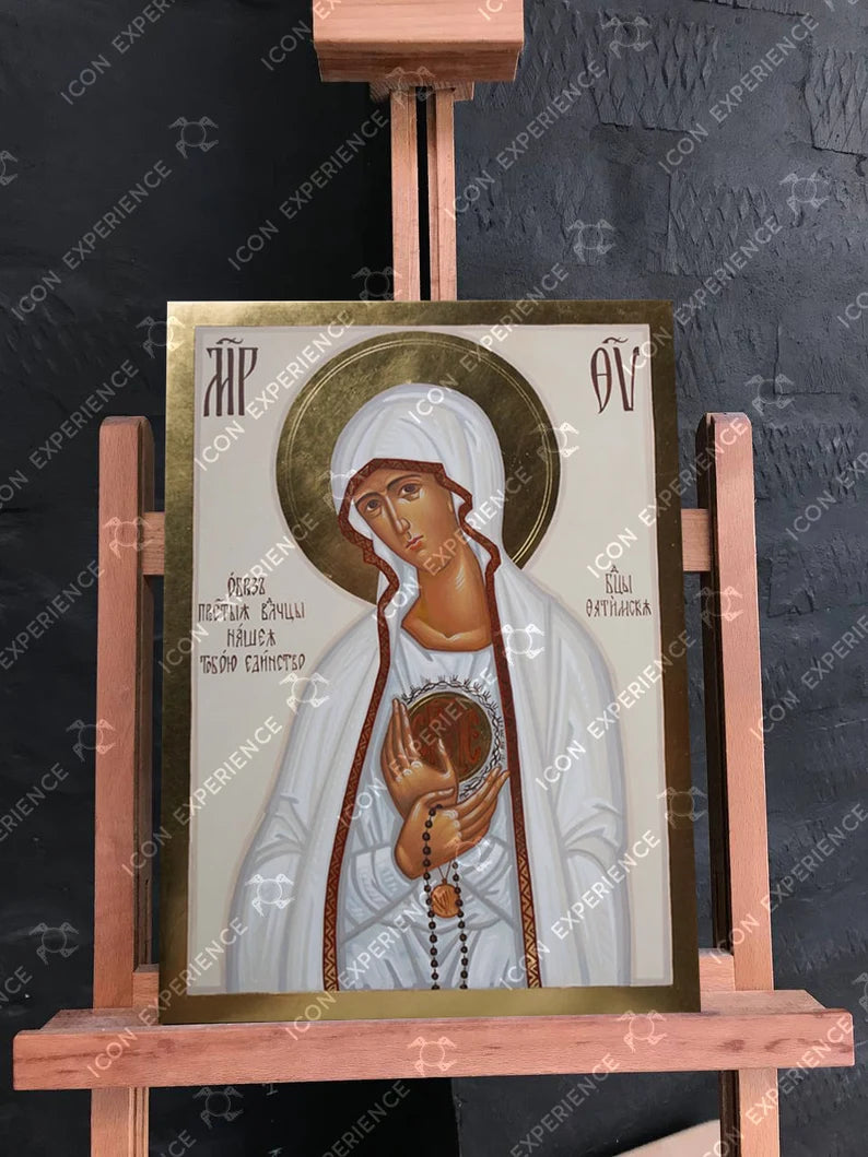 Our Lady of Fátima, Handpainted icon