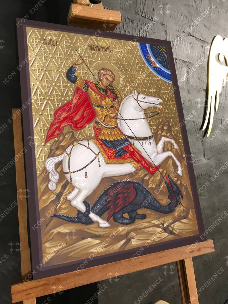 Saint George The Great Martyr, Handpainted icon