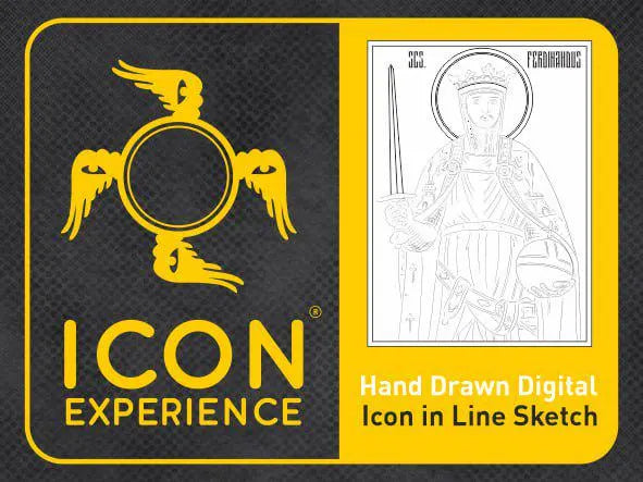 Boceto digital de San Fernando de Castilla