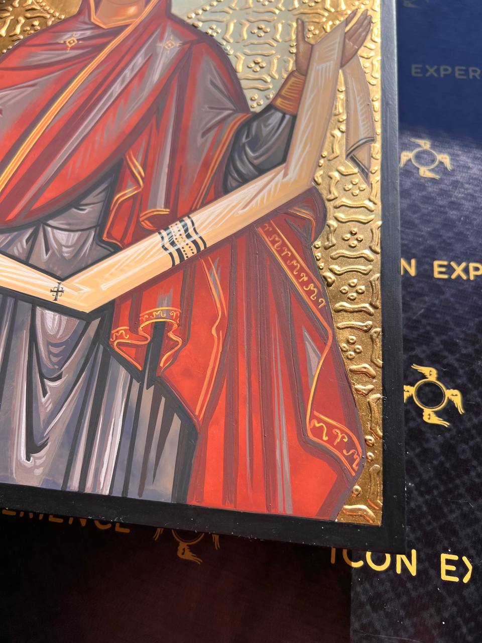 Intercession of the Theotokos, Handpainted icon