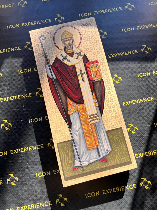 Saint Martin of Tours, Printed icon on wood