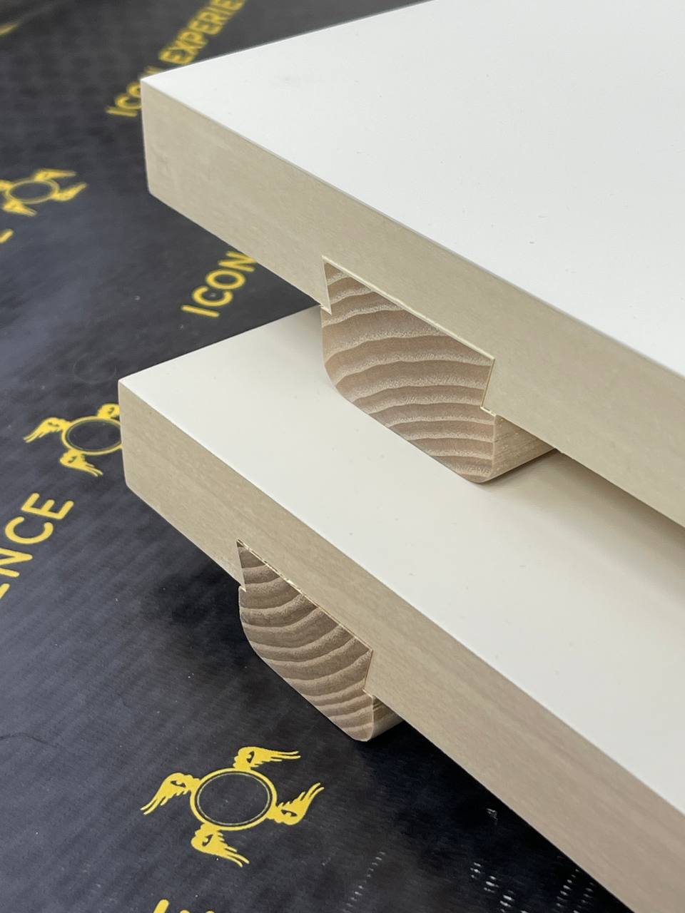Flat gessoed icon boards with oak bracers 21x30cm (8.5x12")