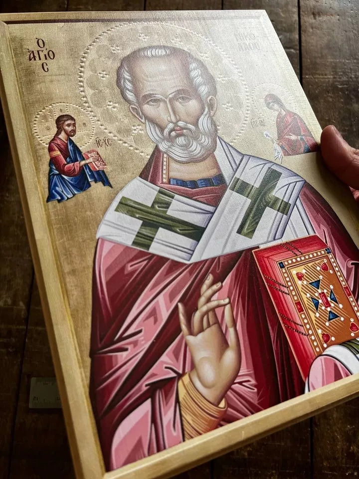Saint Nicholas 20x28cm Ready to ship!