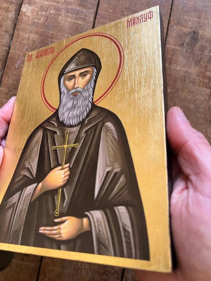 Saint Charbel Makhlouf 15x20 Ready to ship!