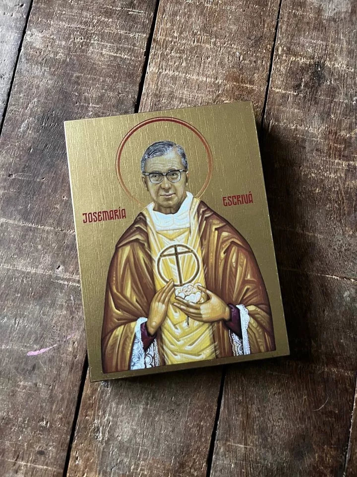 San Josemaría Escrivá 15x20cm ¡Listo para enviar!