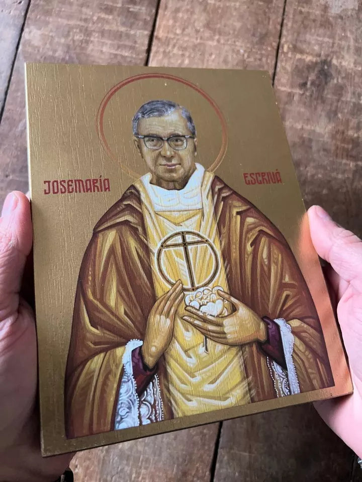 San Josemaría Escrivá 15x20cm ¡Listo para enviar!
