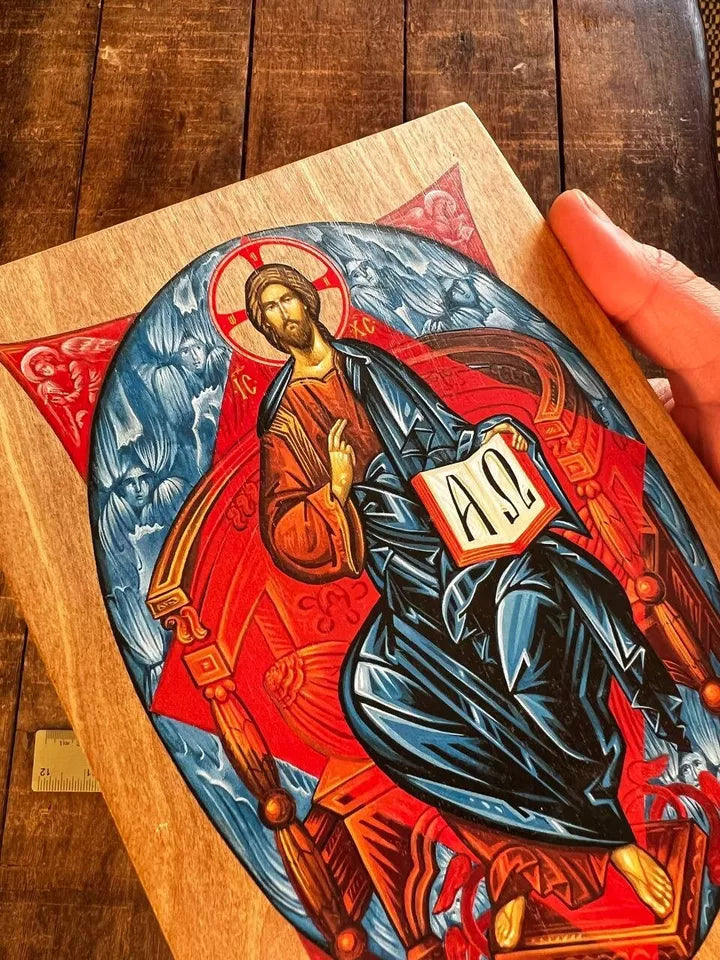Jesus Christ in Glory 15x20cm Ready to ship!