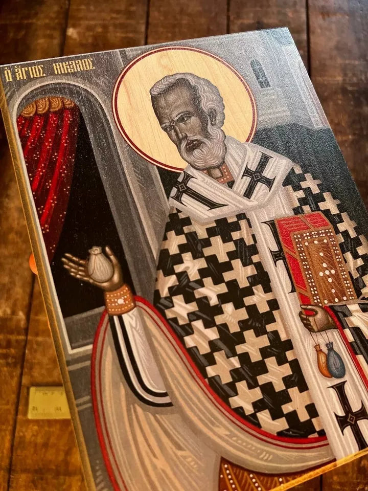 Saint Nicholas The Helper in Need 17x23cm Ready to ship!